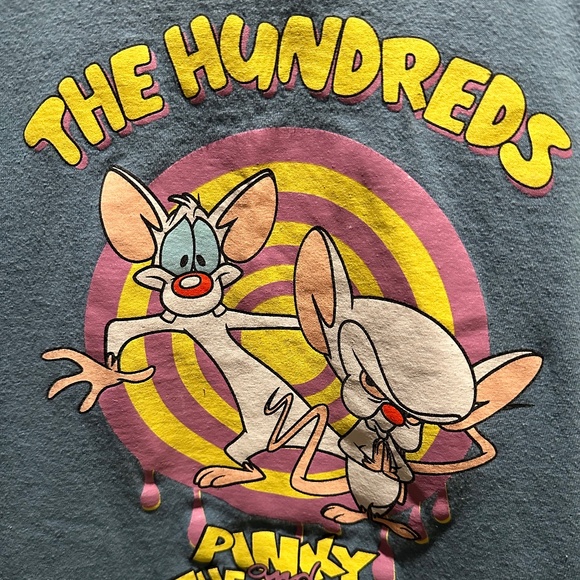 The Hundreds - Pinky & The Brain Animaniacs T-Shirt Medium - Picture 1 of 4